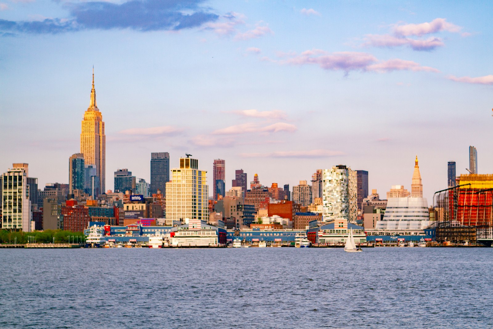 Commercial city skyline