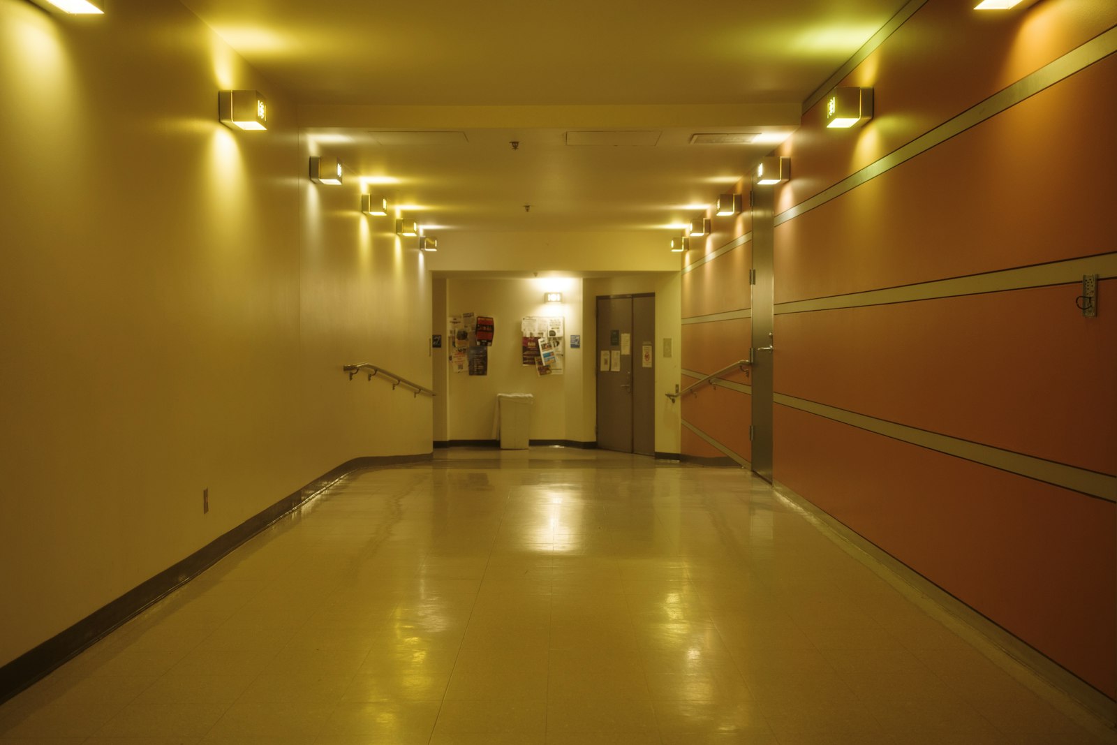 Healthcare facility corridor